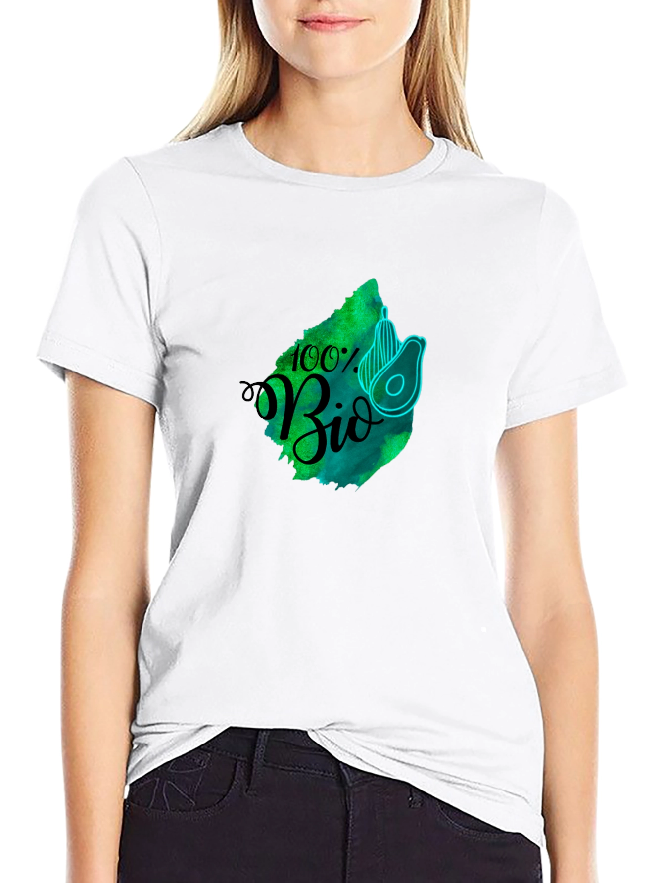 Eco-Friendly 100% Bio Avocado Graphic Tee