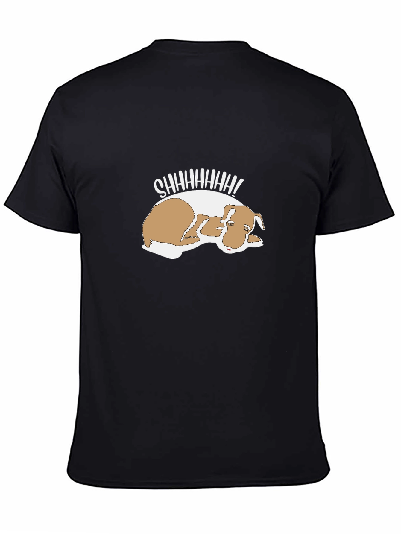 Shhh! Sleeping Dog Graphic Tee - Comfy & Cute