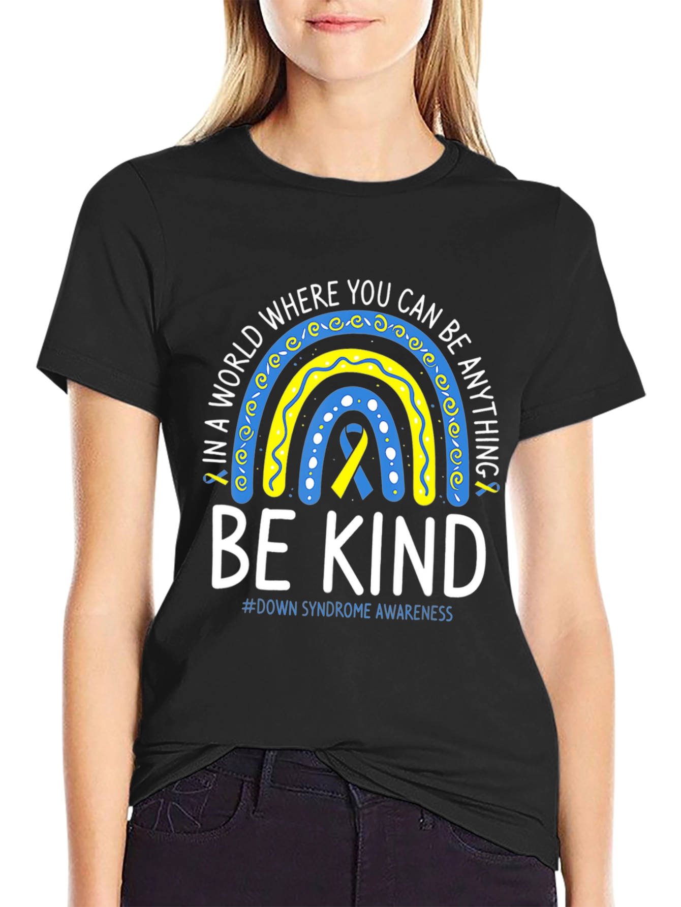 Be Kind Down Syndrome Awareness T-Shirt