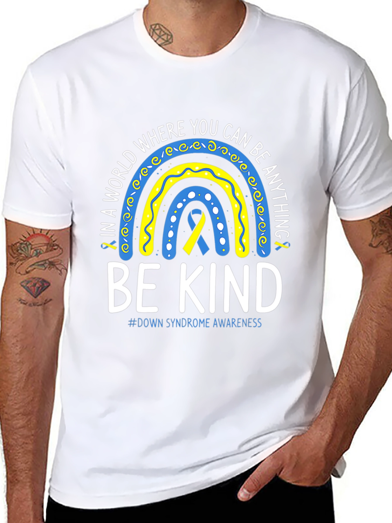 Be Kind Down Syndrome Awareness T-Shirt