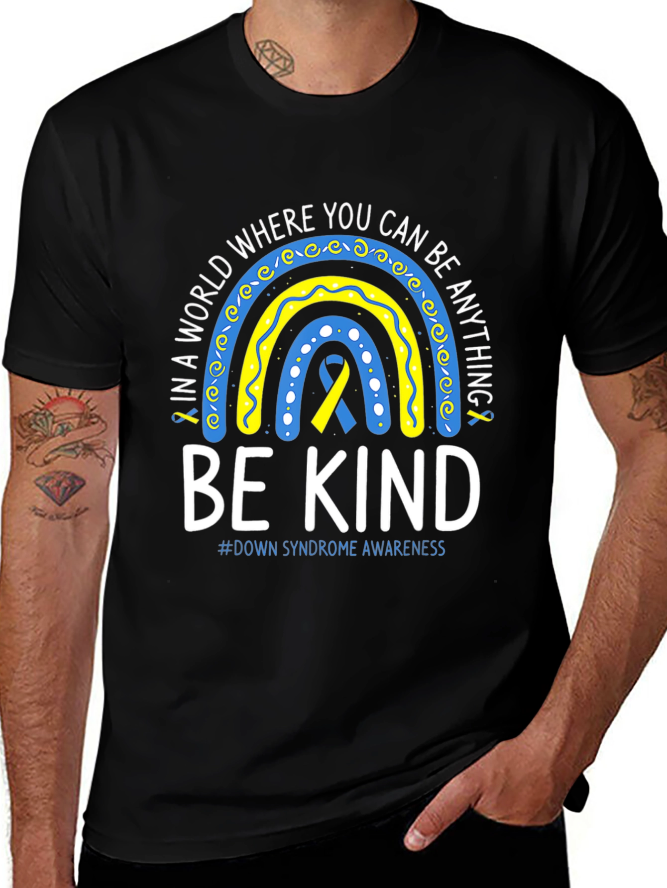 Be Kind Down Syndrome Awareness T-Shirt