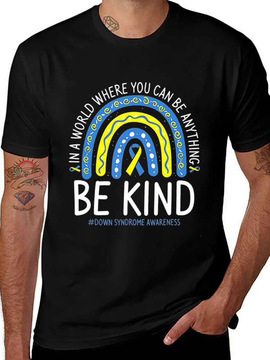Be Kind Down Syndrome Awareness T-Shirt