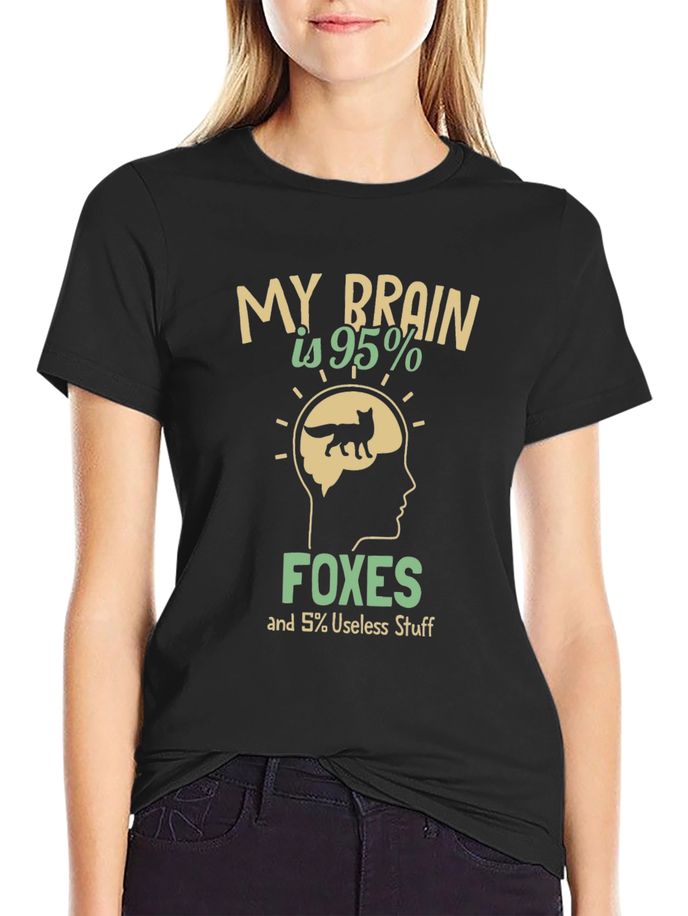 My Brain Is 95% Foxes T-Shirt