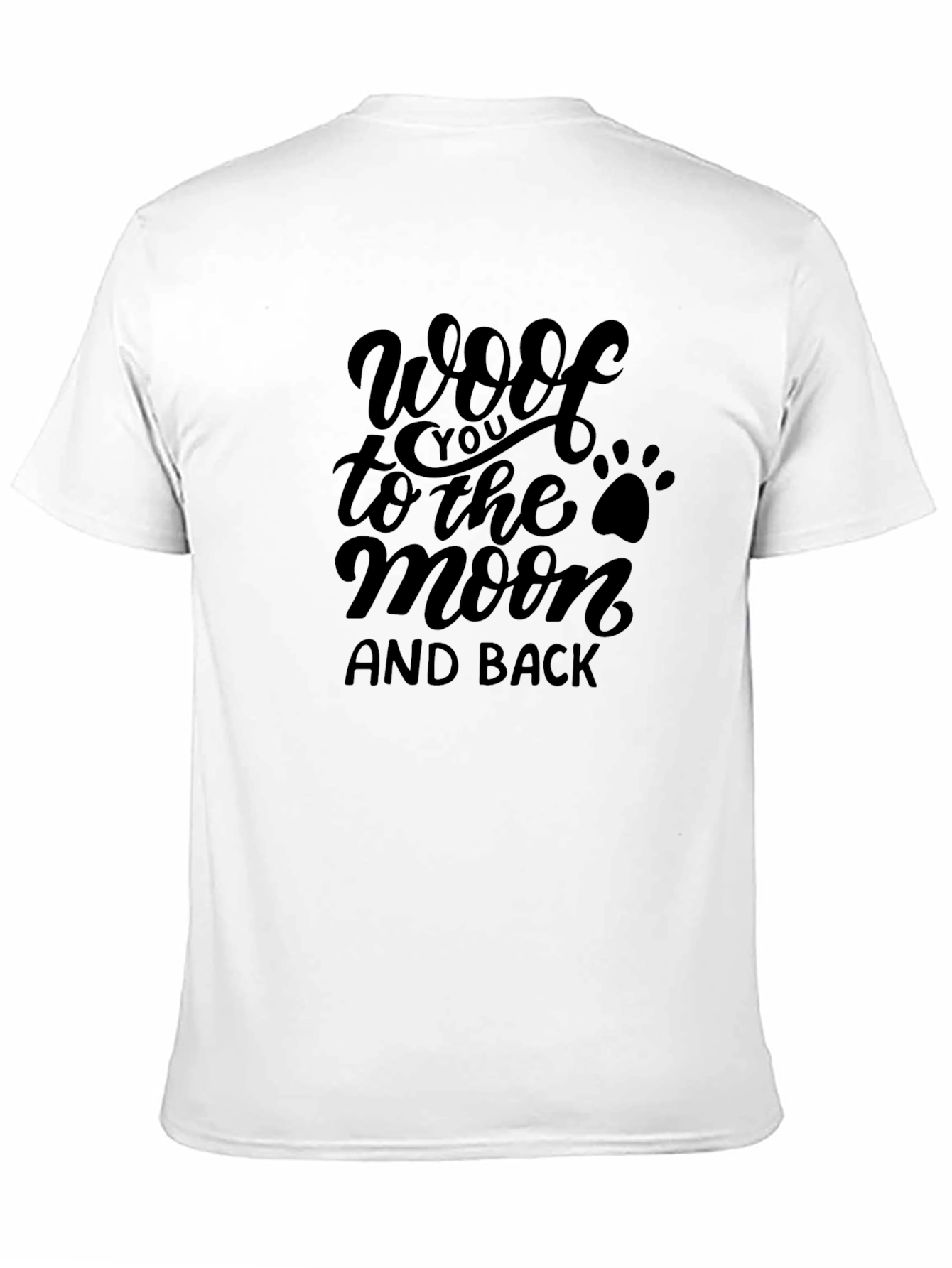 Woof to the Moon and Back Graphic Tee