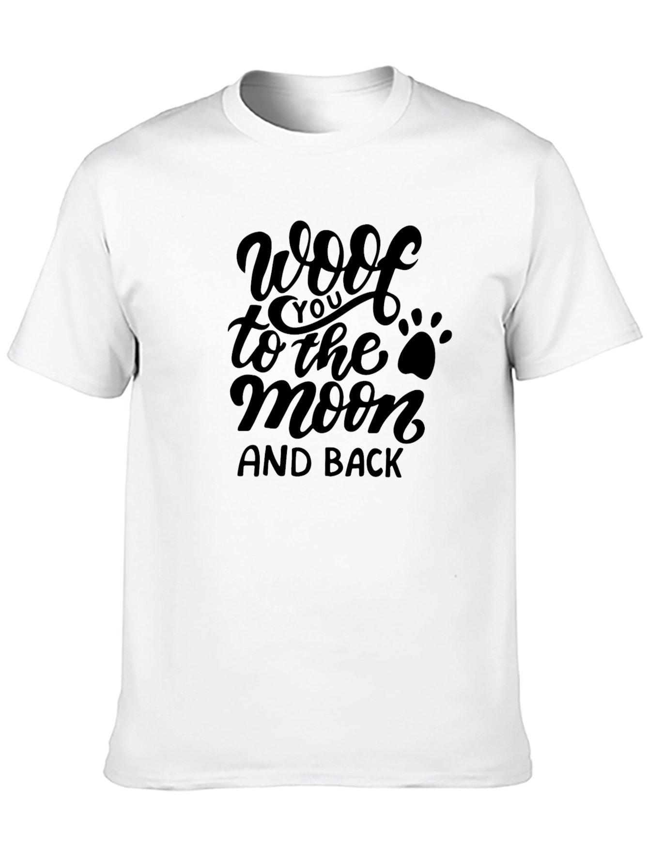 Woof to the Moon and Back Graphic Tee