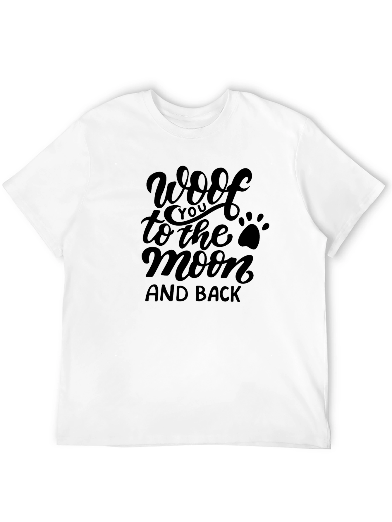 Woof to the Moon and Back Graphic Tee