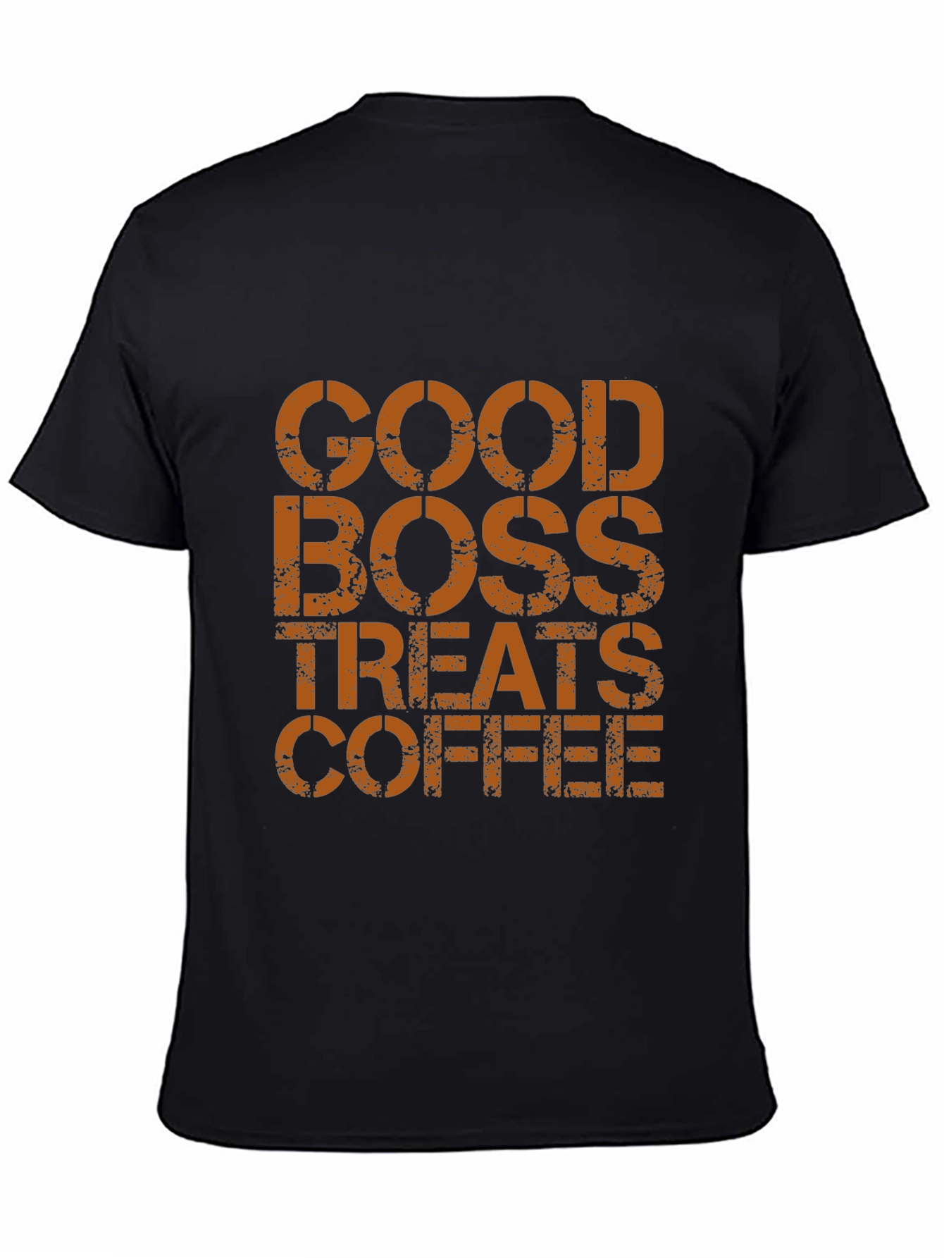 Good Boss Treats Coffee - Mens Black T-Shirt