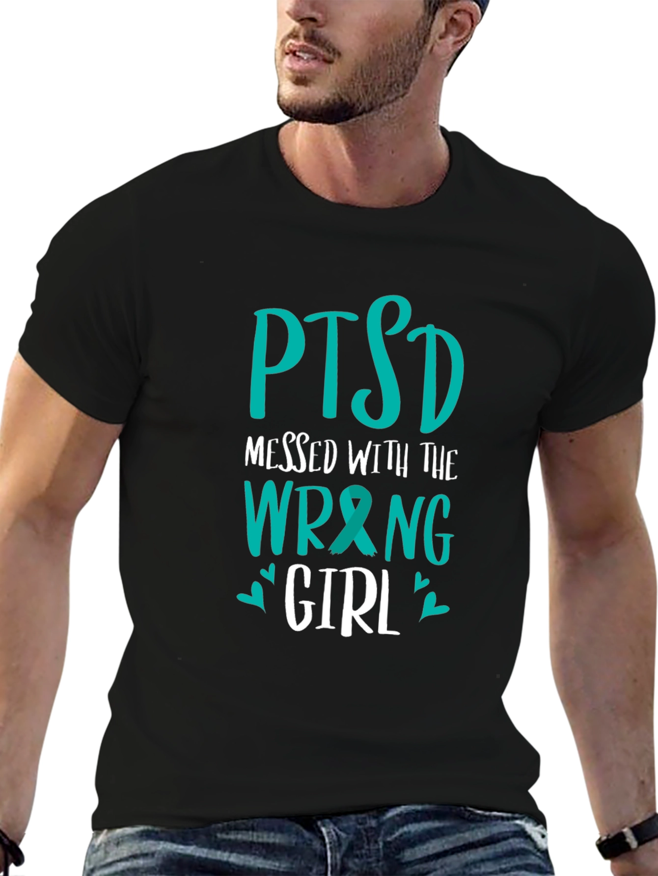PTSD Messed with the Wrong Girl T-Shirt