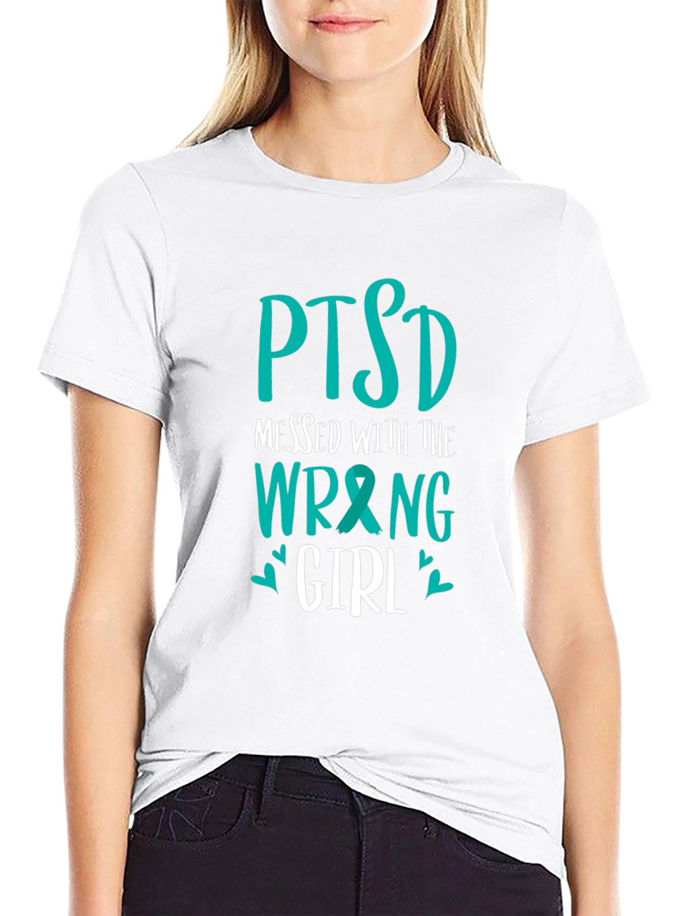 PTSD Messed with the Wrong Girl T-Shirt