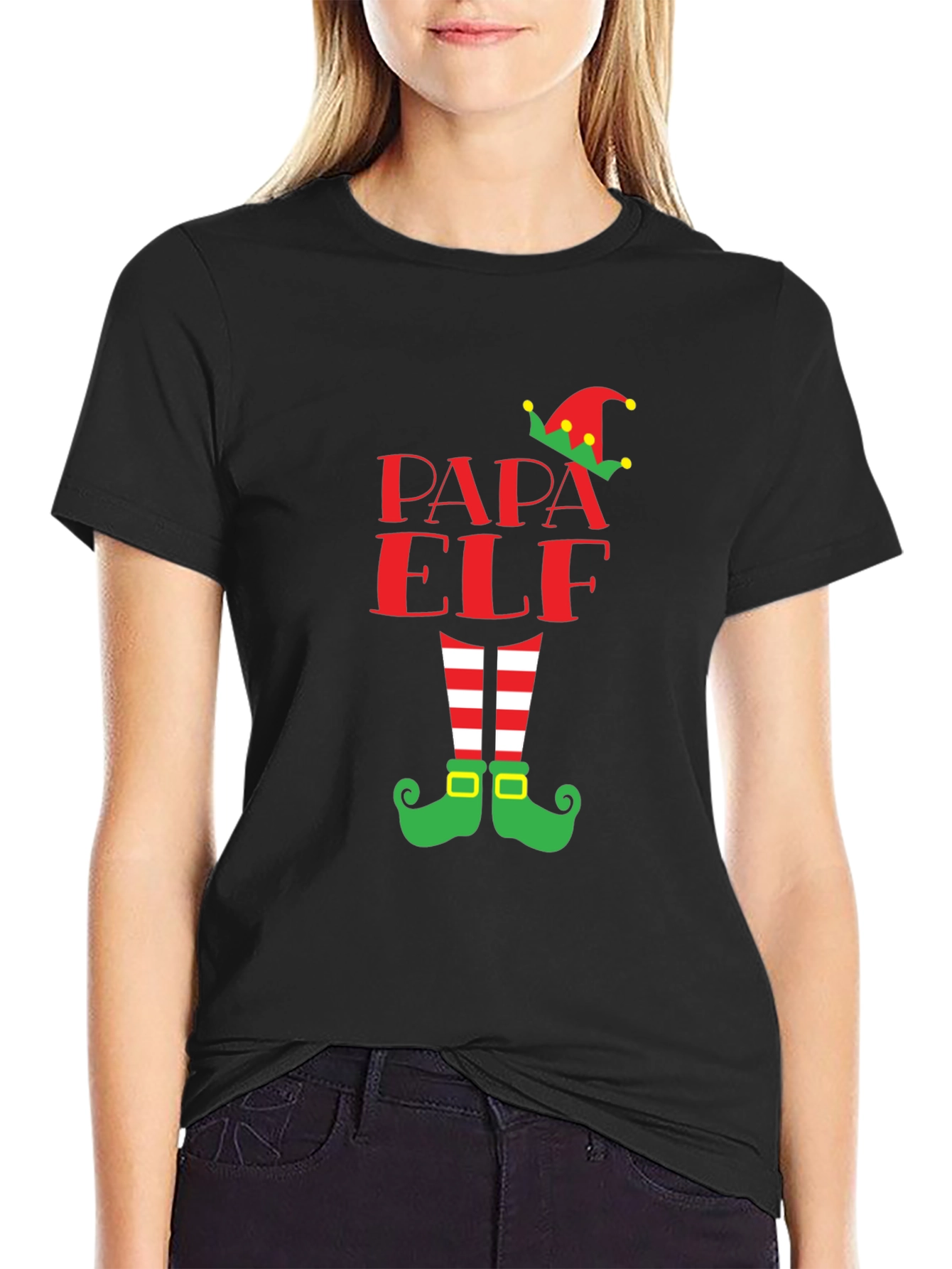 Papa Elf Christmas T-Shirt - Holiday Festive Tee