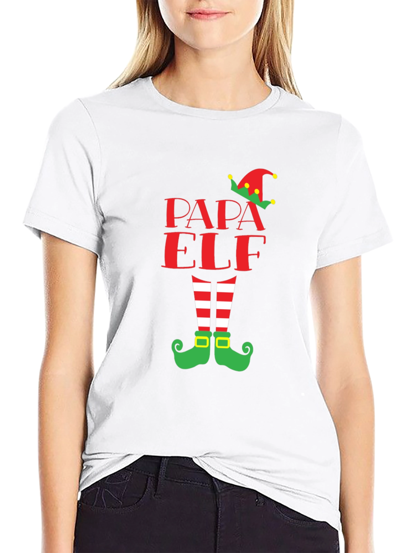 Papa Elf Christmas T-Shirt - Holiday Festive Tee