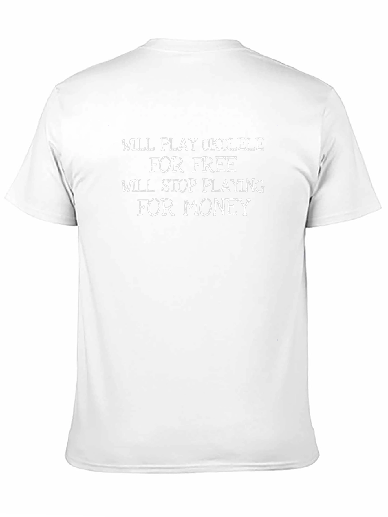 Ukulele Player Humor Graphic T-Shirt