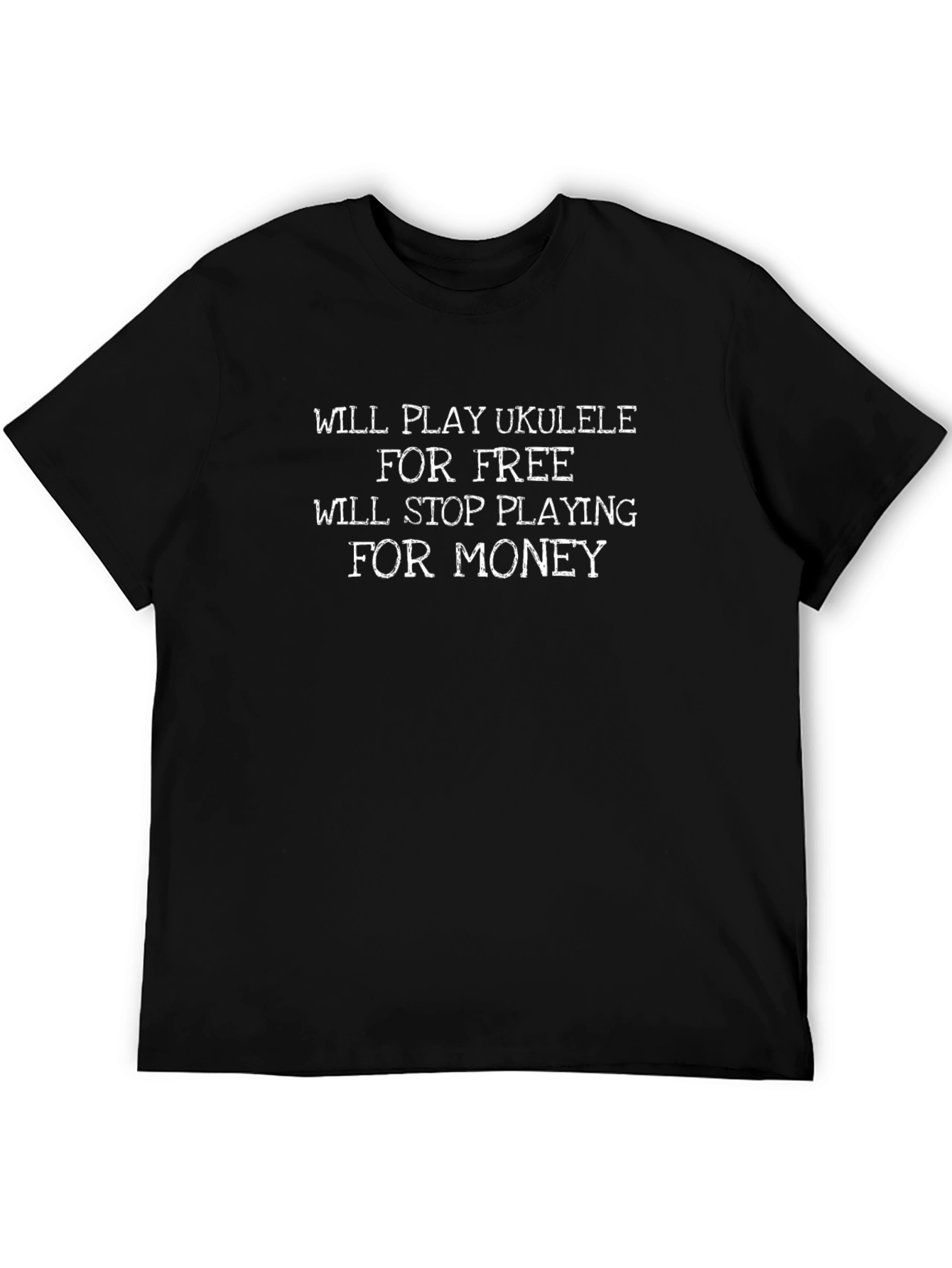 Ukulele Player Humor Graphic T-Shirt