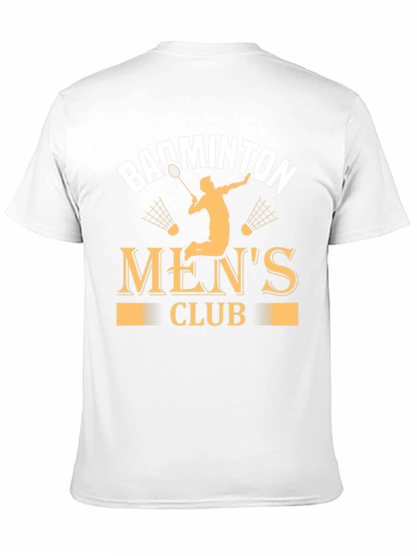 Badminton Mens Club Graphic Tee - Black