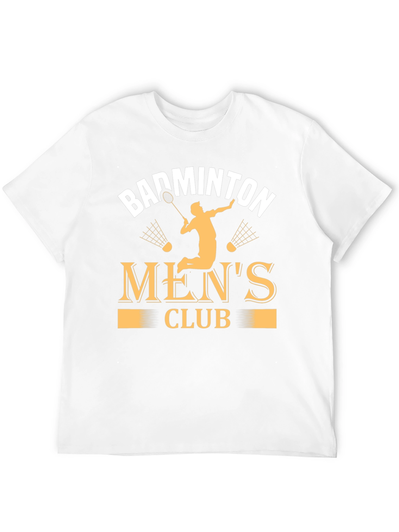 Badminton Mens Club Graphic Tee - Black