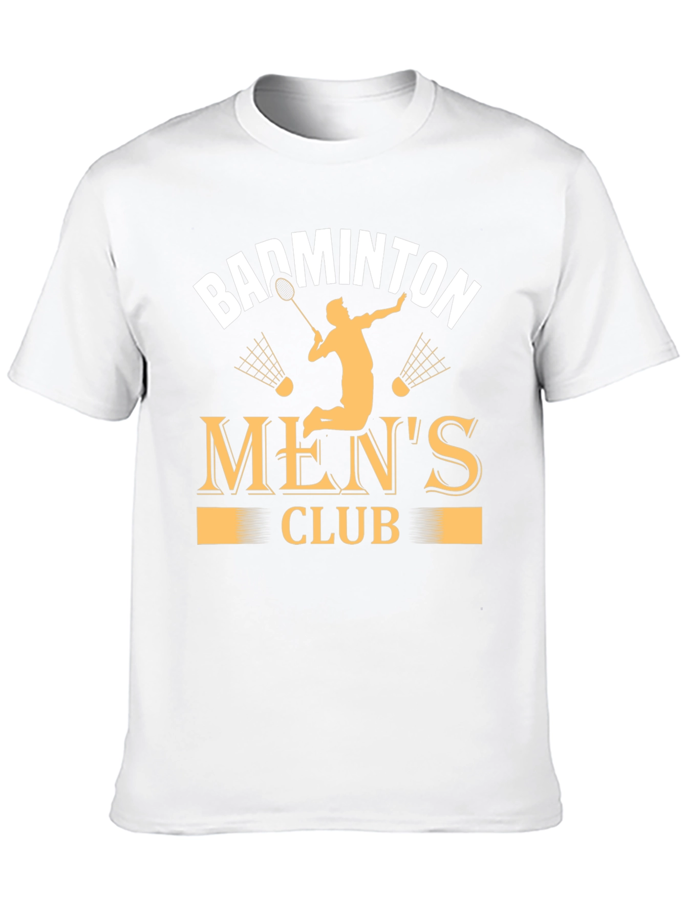 Badminton Mens Club Graphic Tee - Black