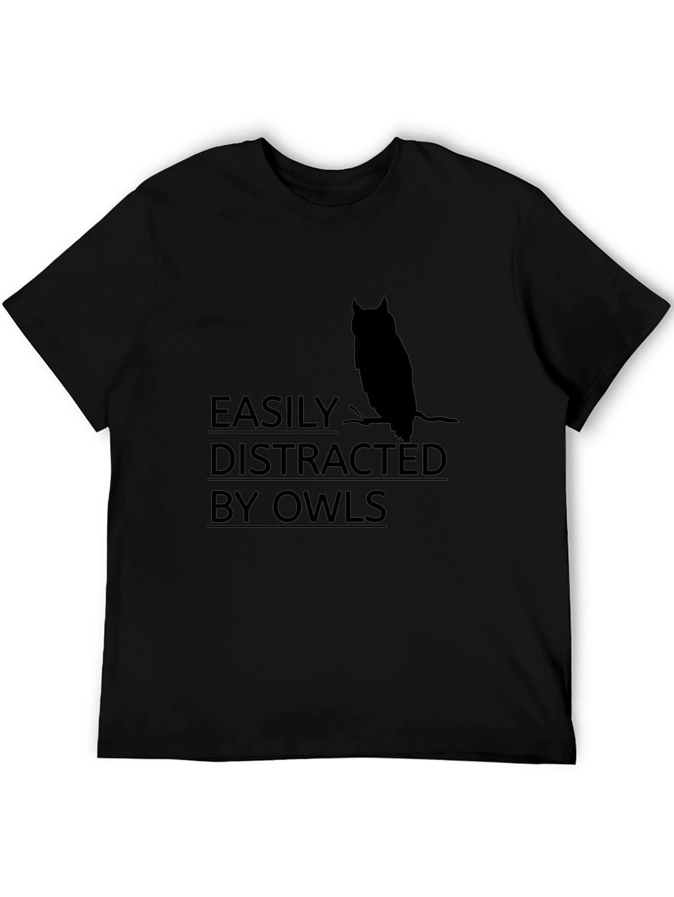 Easily Distracted by Owls Graphic Tee