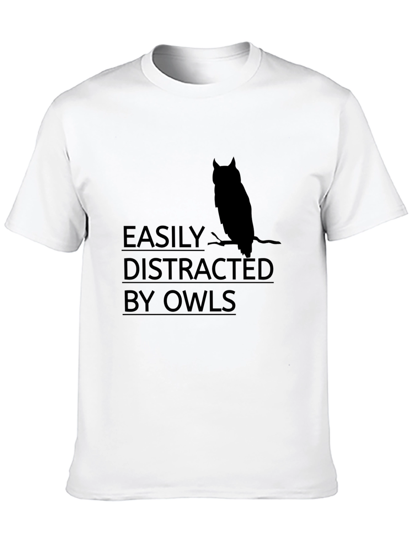 Easily Distracted by Owls Graphic Tee