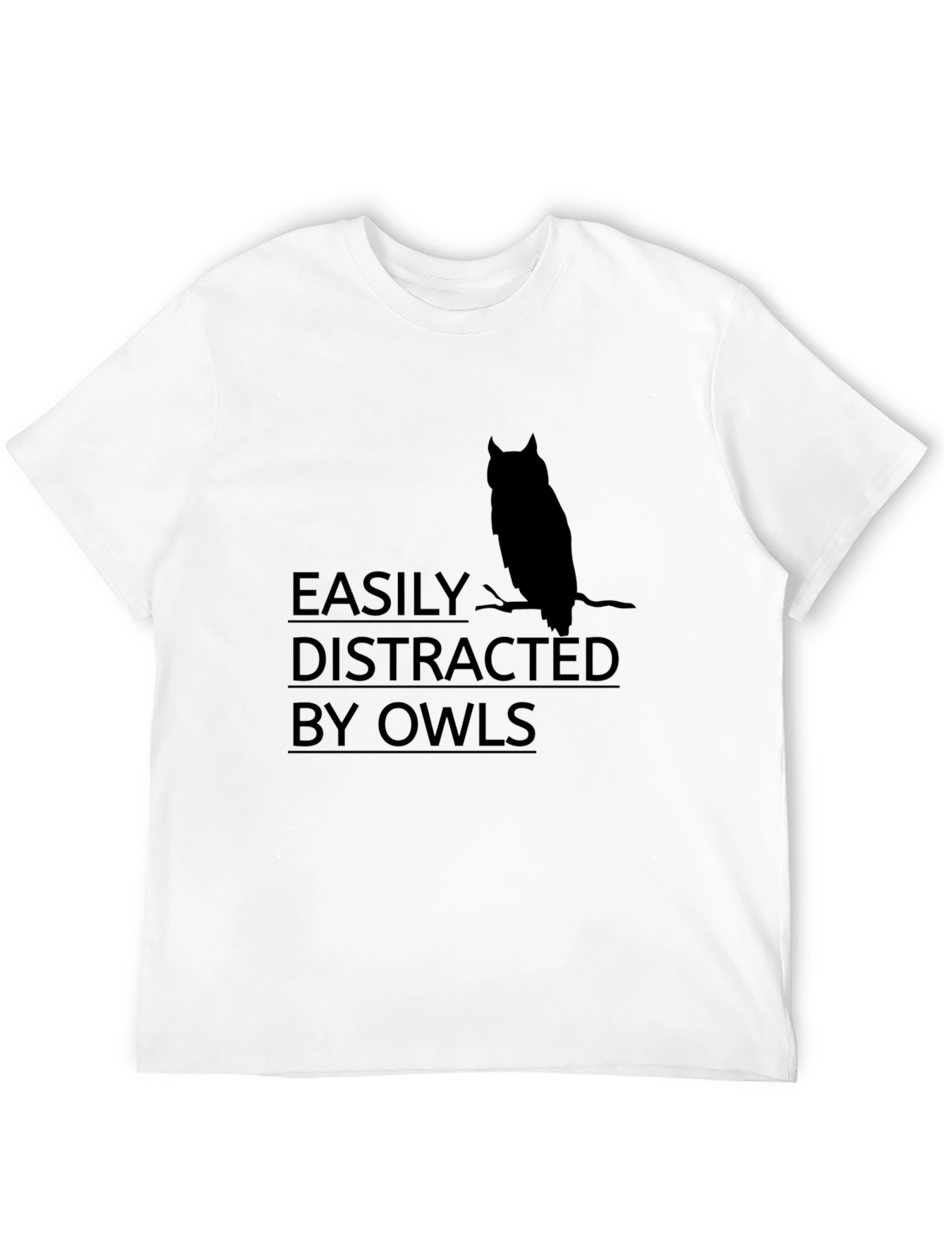 Easily Distracted by Owls Graphic Tee