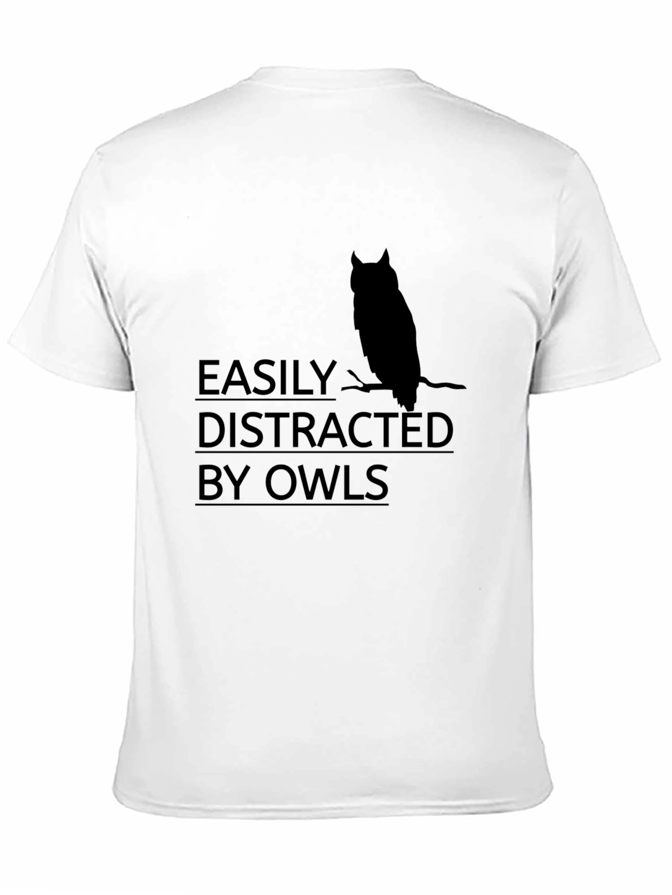 Easily Distracted by Owls Graphic Tee