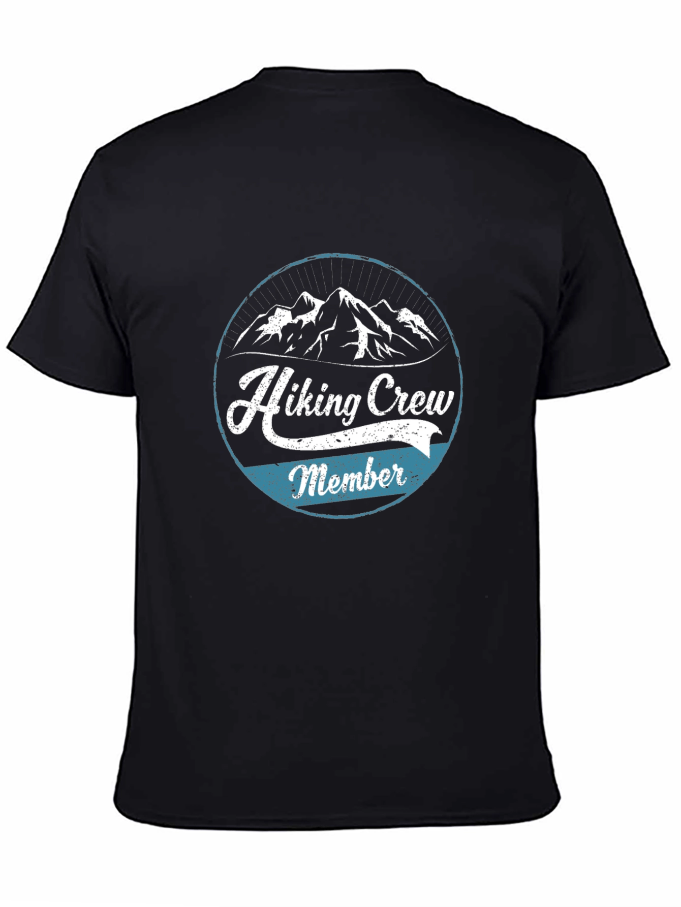 Hiking Crew Member Black T-Shirt