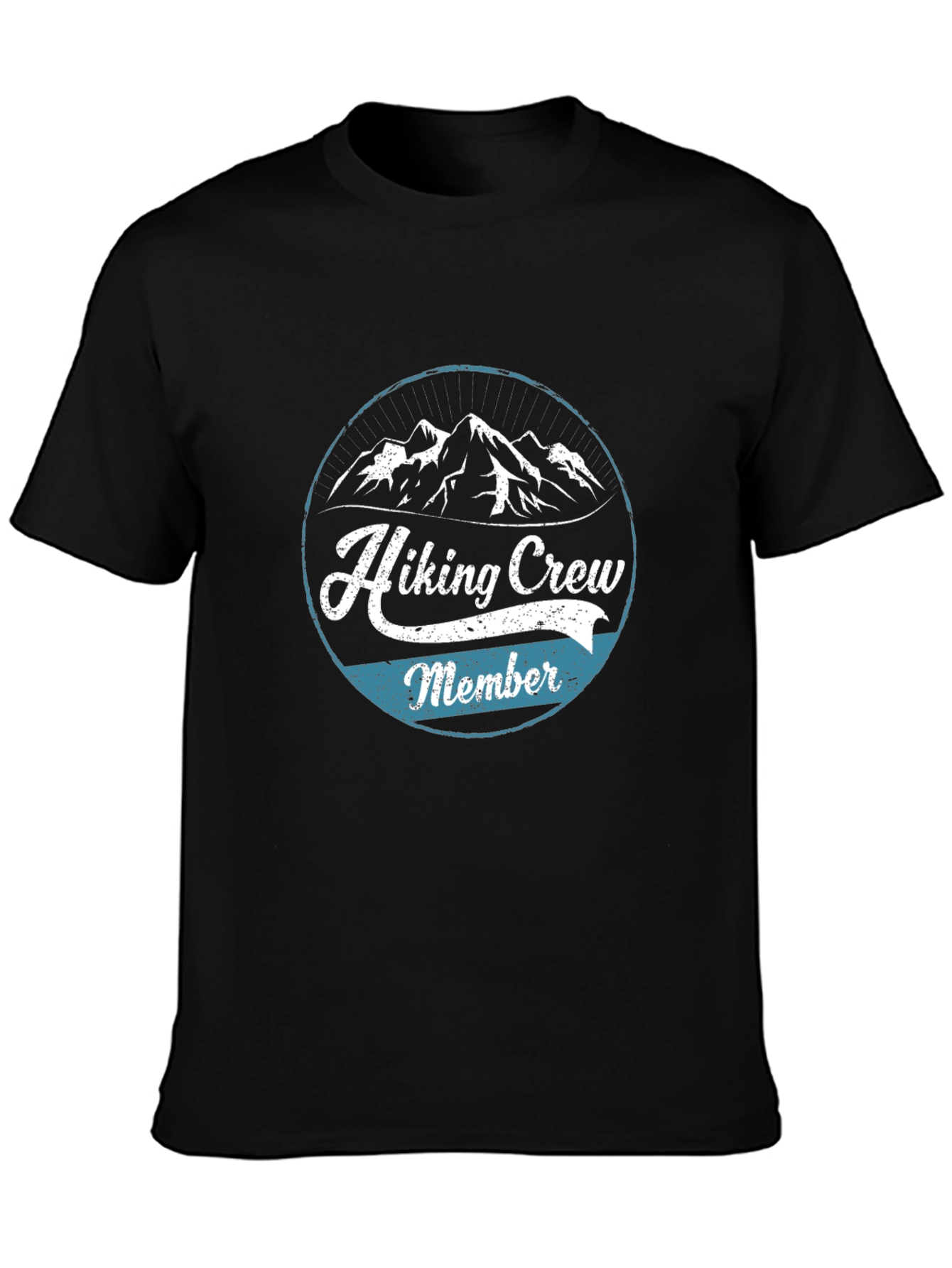 Hiking Crew Member Black T-Shirt