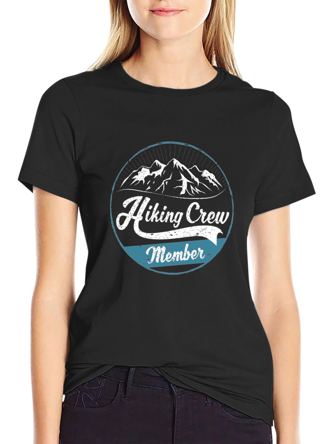 Hiking Crew Member Black T-Shirt