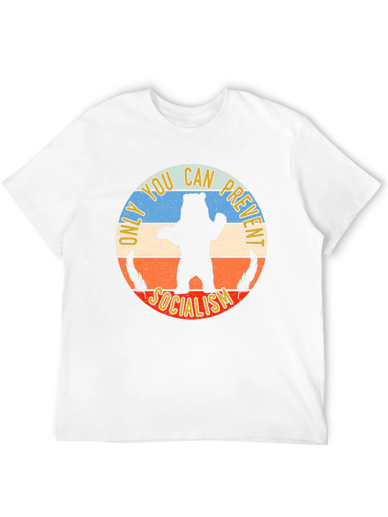 Prevent Socialism Bear Graphic Tee