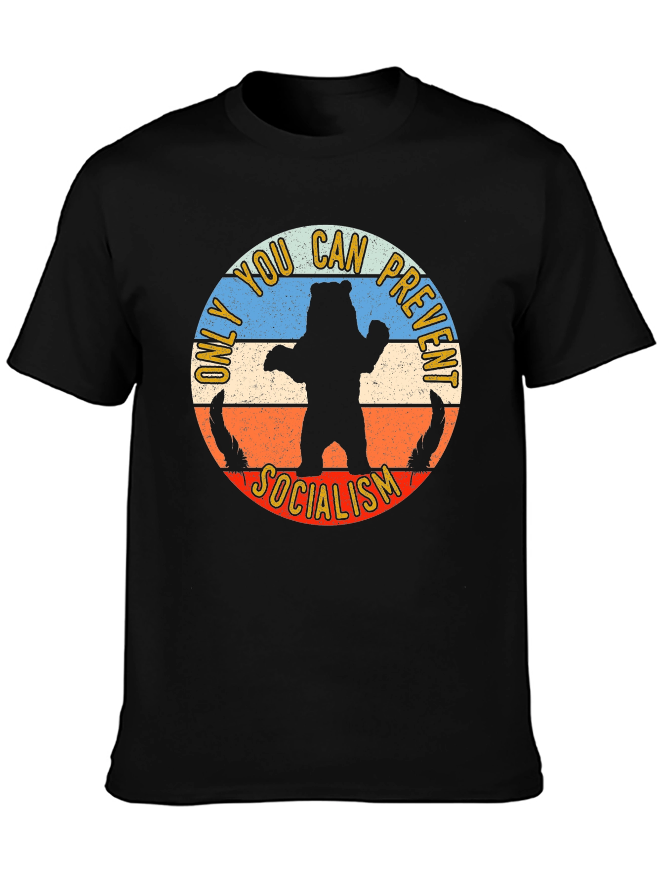 Prevent Socialism Bear Graphic Tee