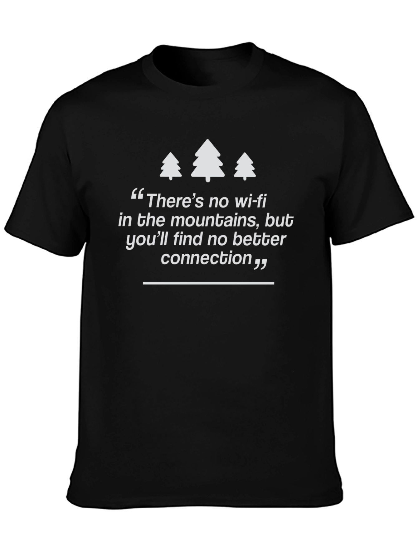 Mountain Connection T-Shirt - No Wi-Fi Needed