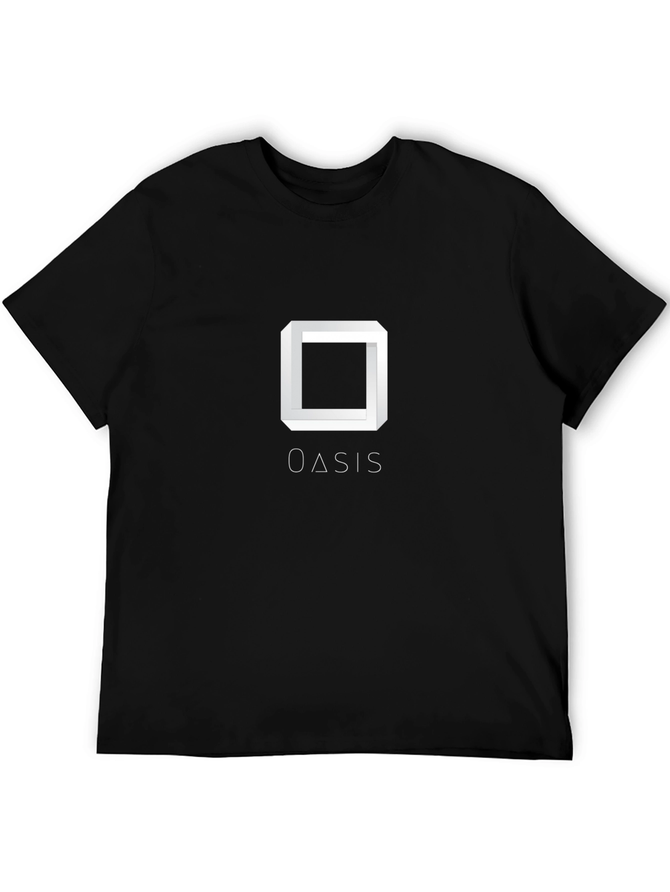 Oasis Impossible Cube Graphic Tee - Modern Illusion