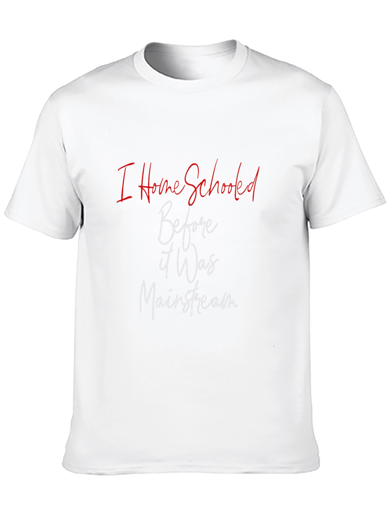 I Homeschooled Before It Was Mainstream T-Shirt