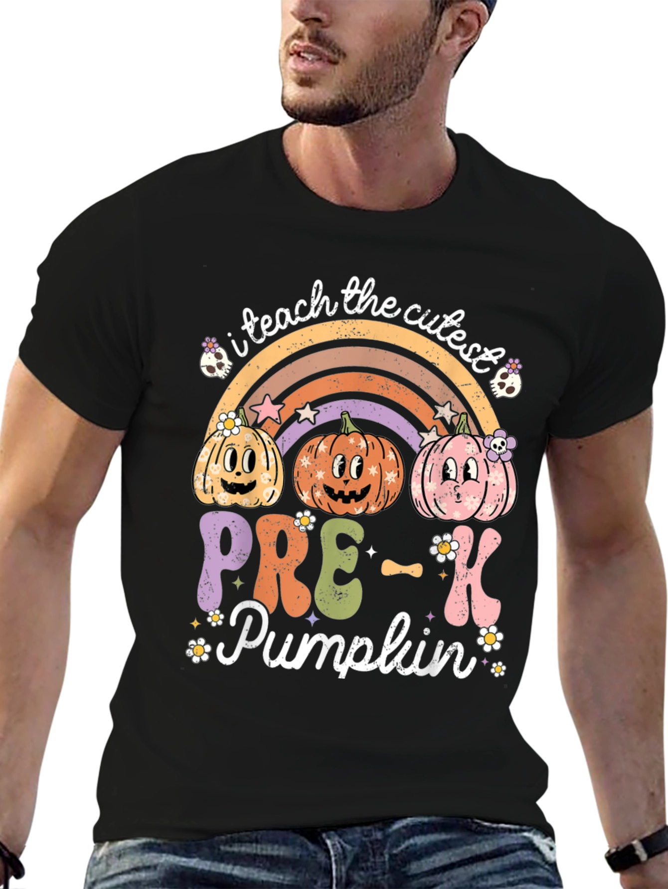 Cute Pre-K Pumpkin Teacher T-Shirt