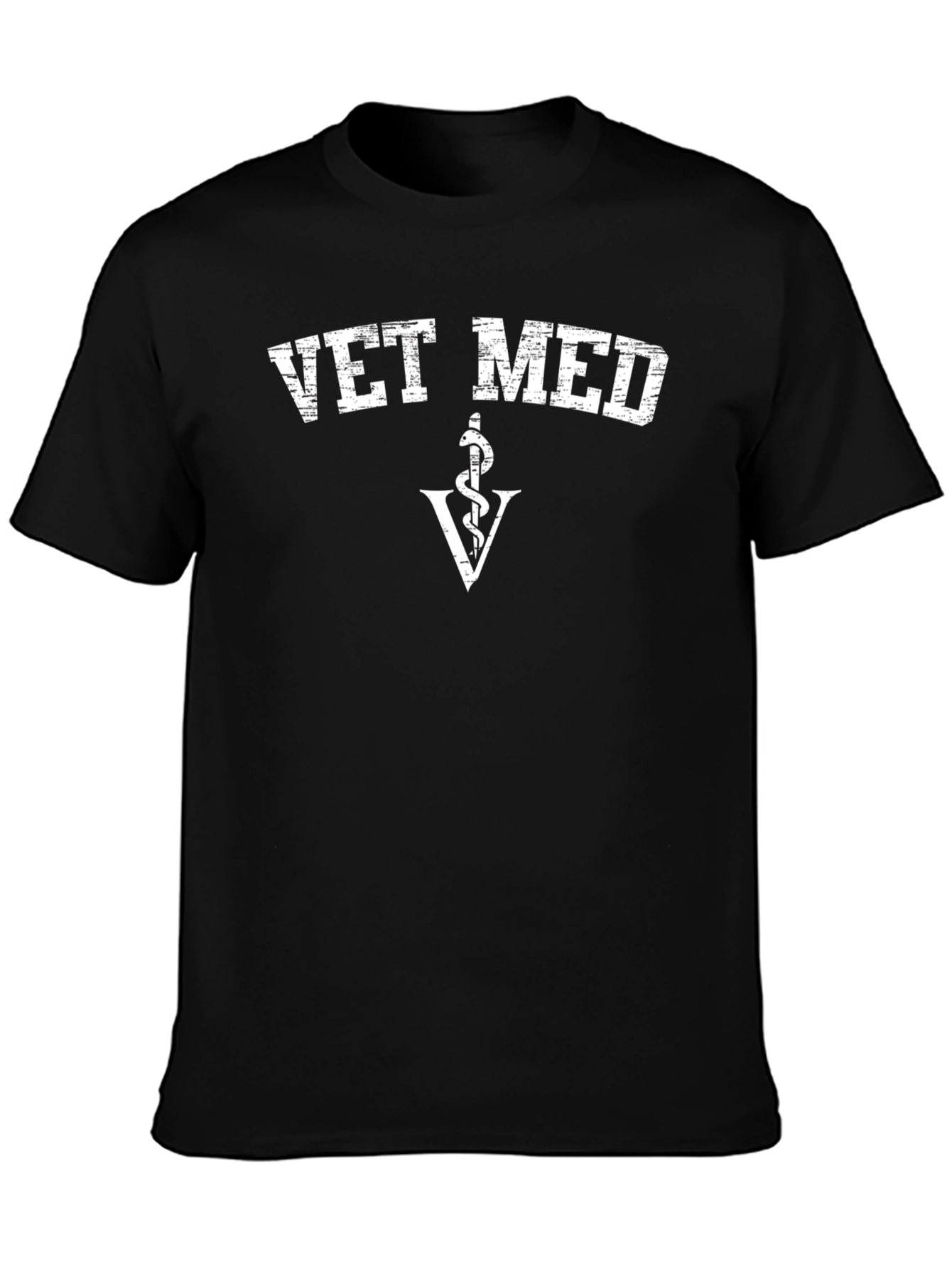 Vet Med T-Shirt - Distressed Design
