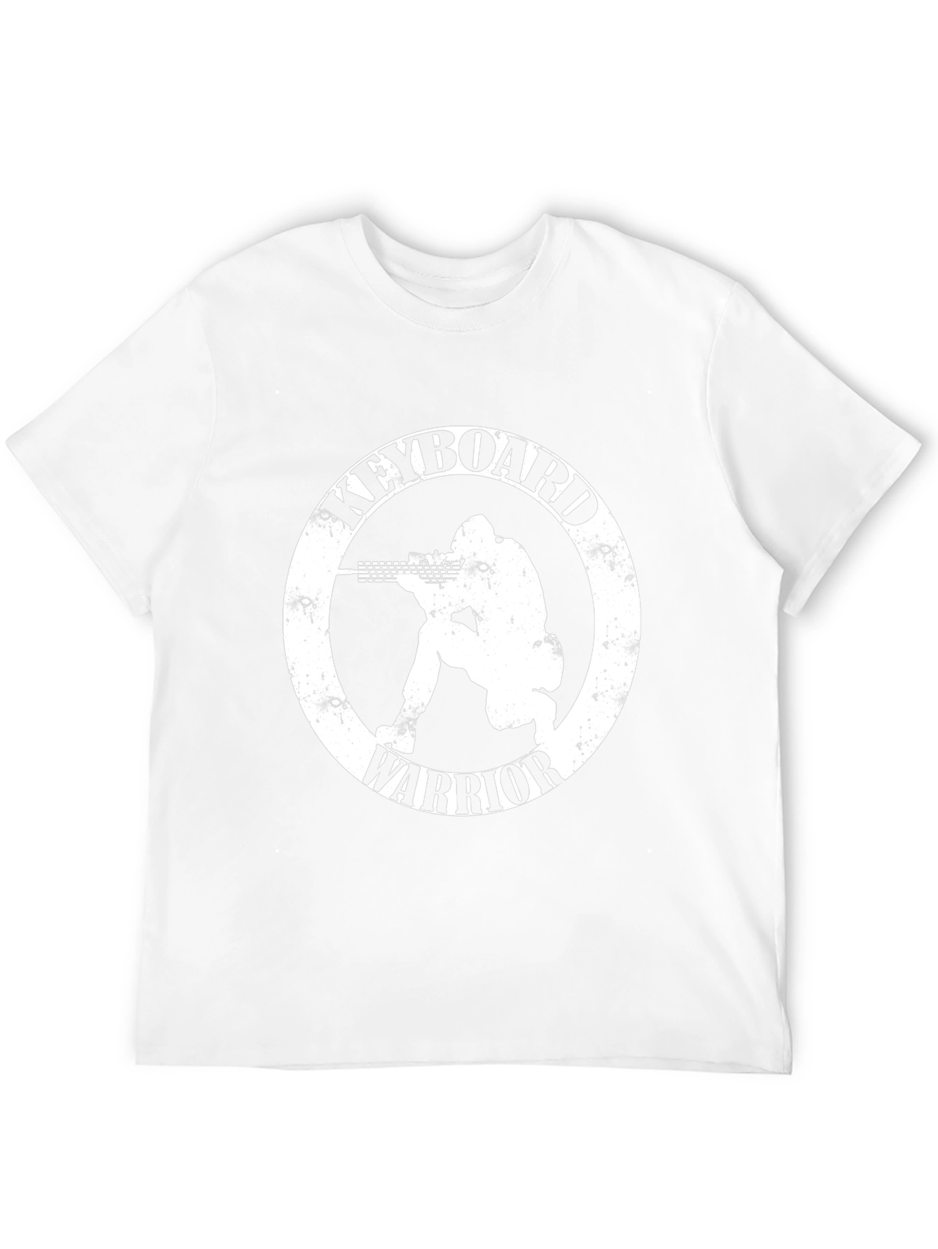 Keyboard Warrior Graphic T-Shirt - Black
