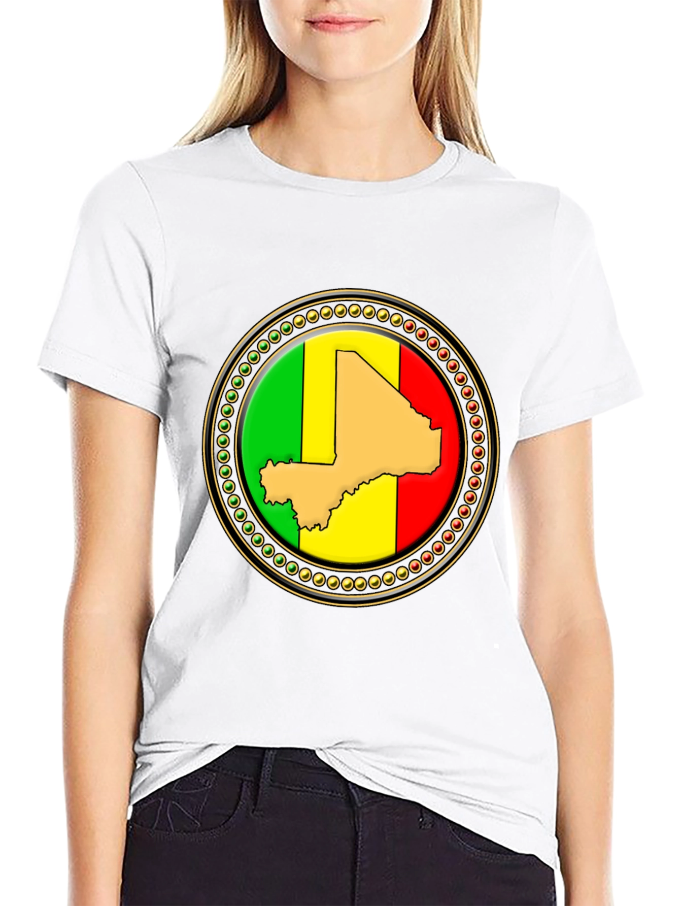 Mali Map Flag T-Shirt - Unique Design