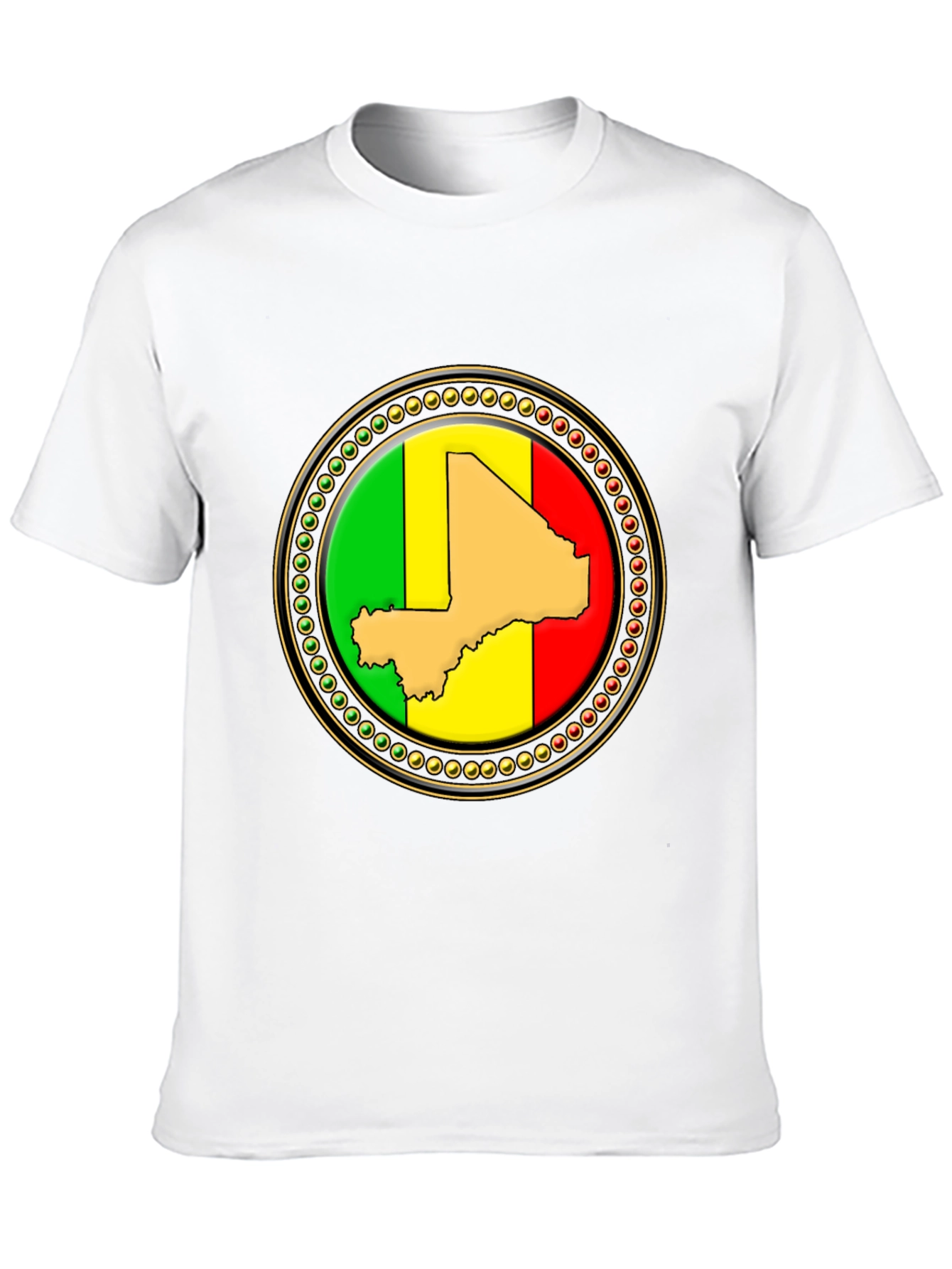 Mali Map Flag T-Shirt - Unique Design