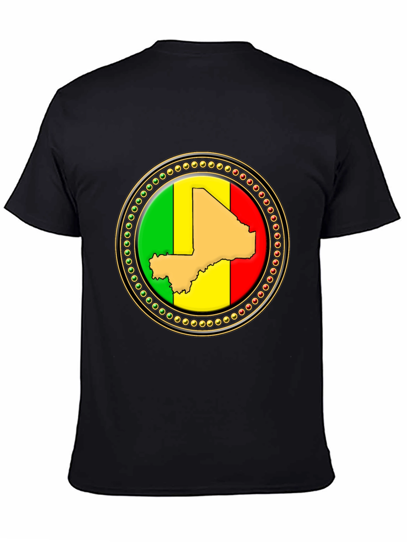 Mali Map Flag T-Shirt - Unique Design