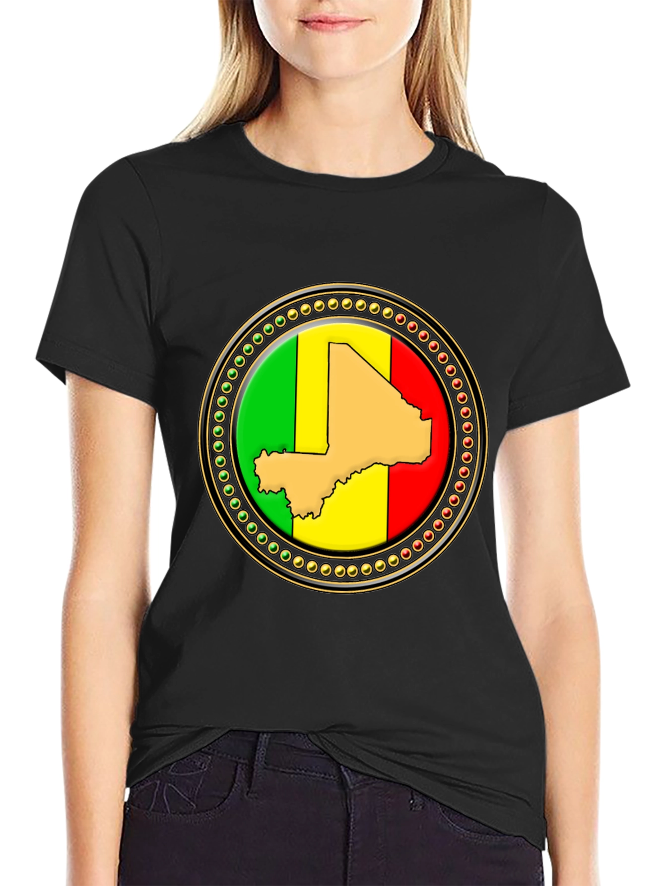 Mali Map Flag T-Shirt - Unique Design