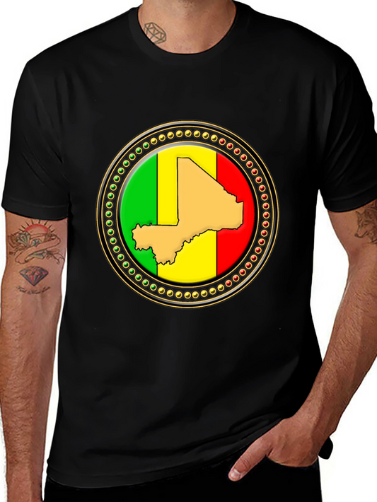 Mali Map Flag T-Shirt - Unique Design