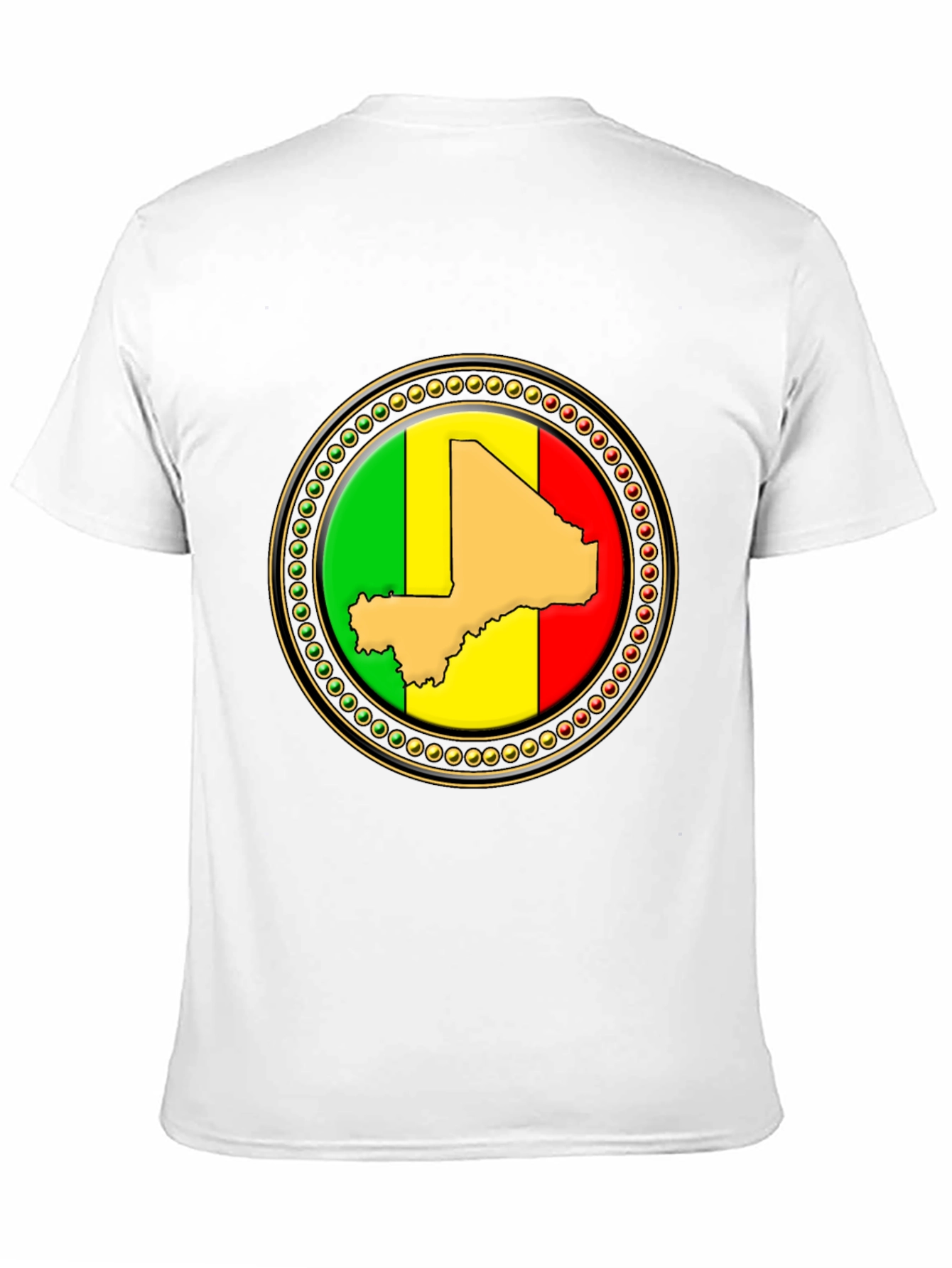 Mali Map Flag T-Shirt - Unique Design