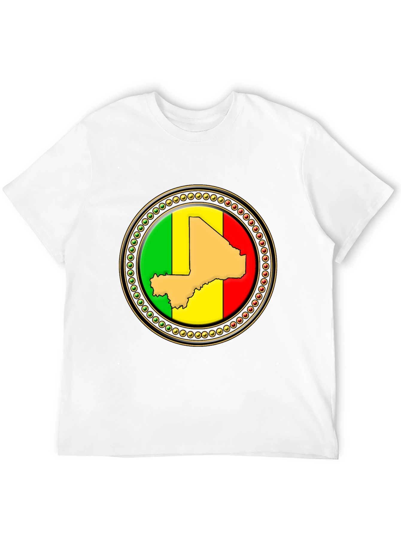 Mali Map Flag T-Shirt - Unique Design