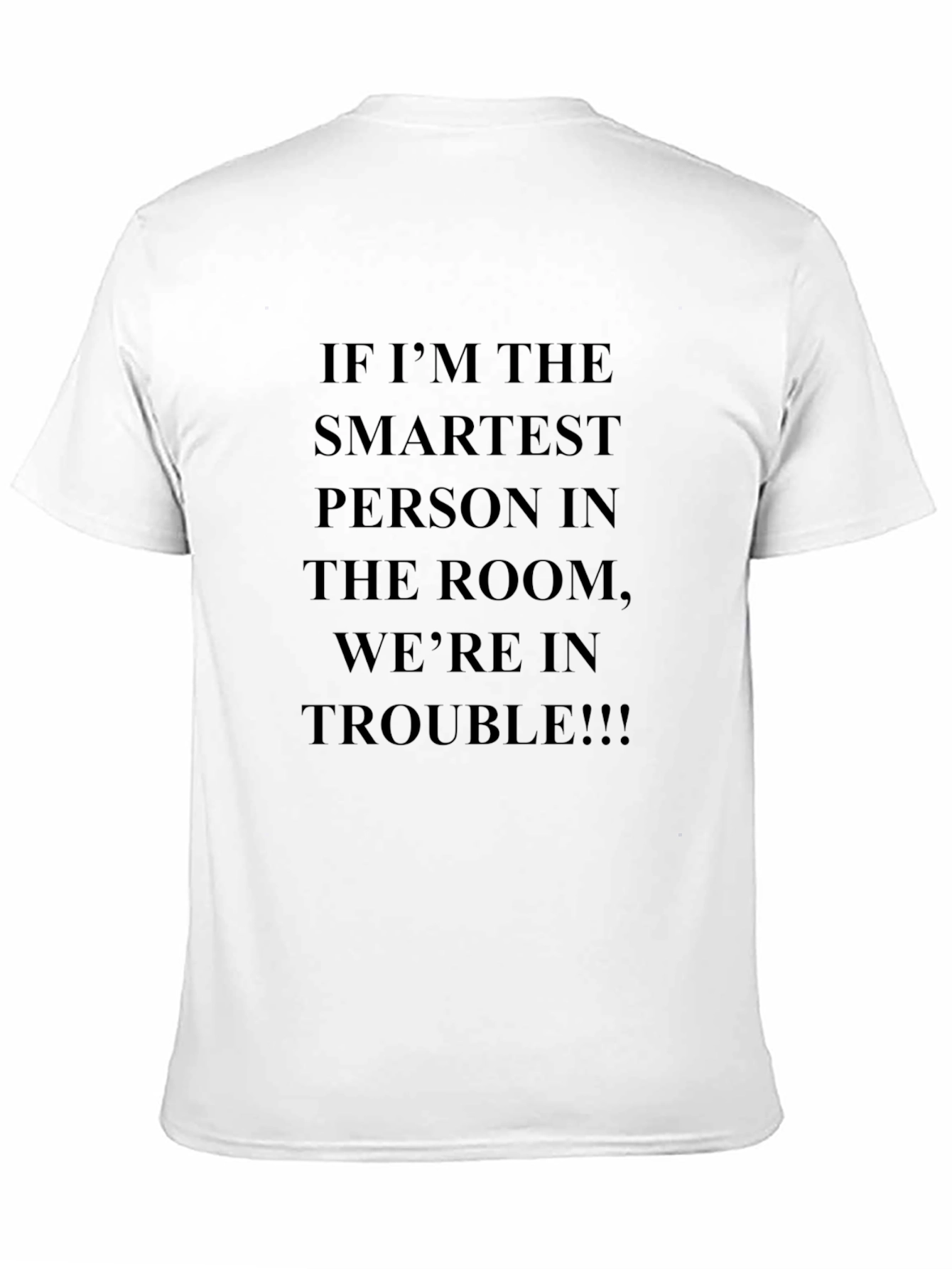 Funny Sarcastic T-Shirt: If Im the Smartest...