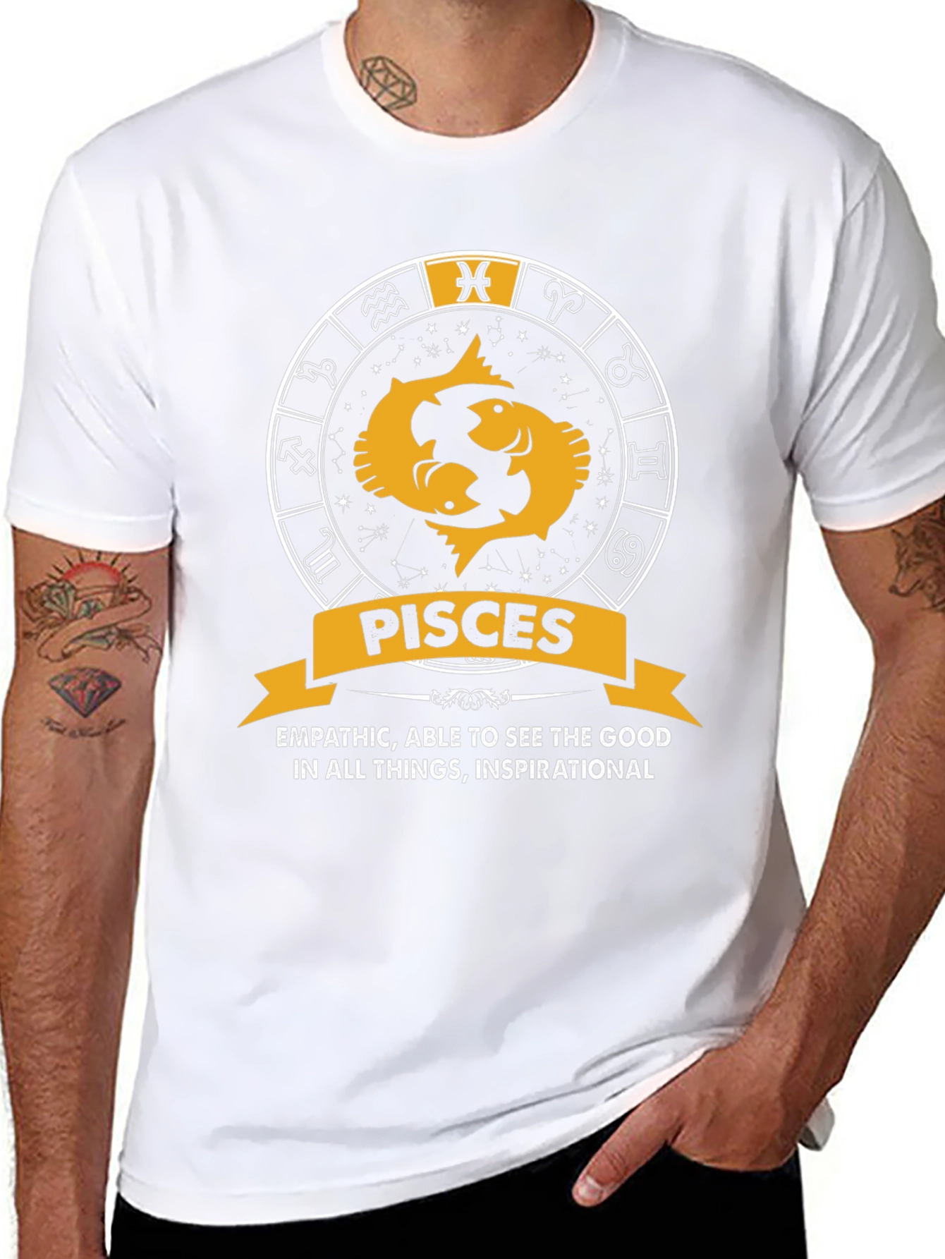 Pisces Zodiac T-Shirt - Horoscope Astrology Tee