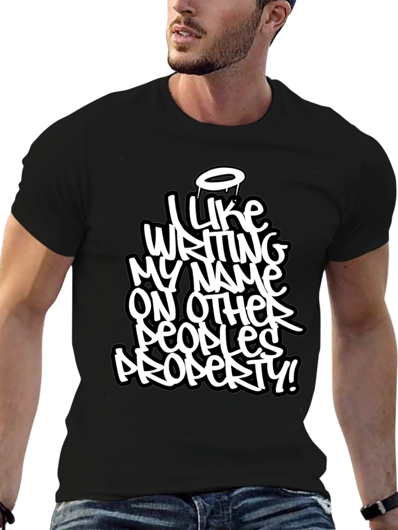 I Like Writing My Name Graphic T-Shirt