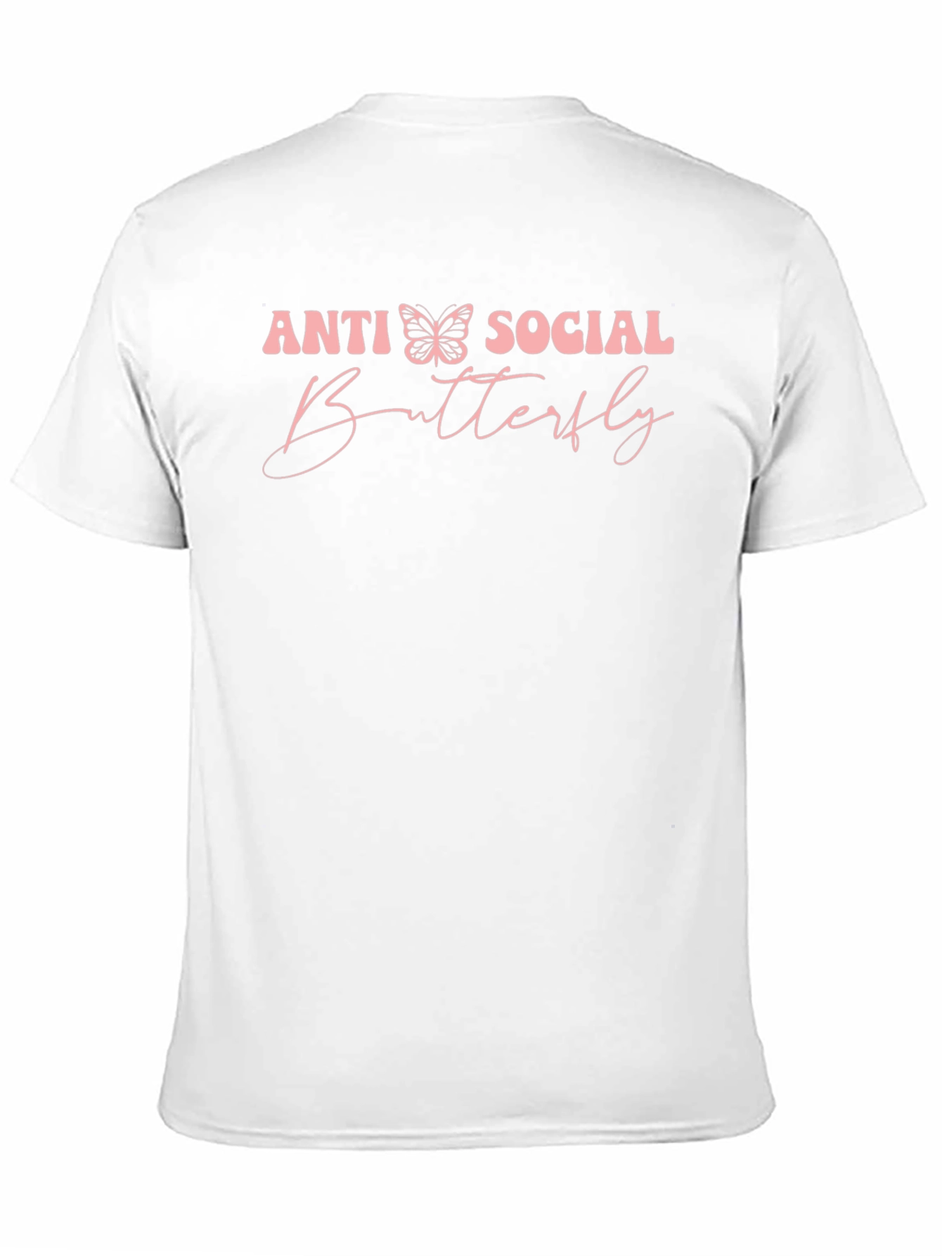 Anti Social Butterfly Graphic T-Shirt