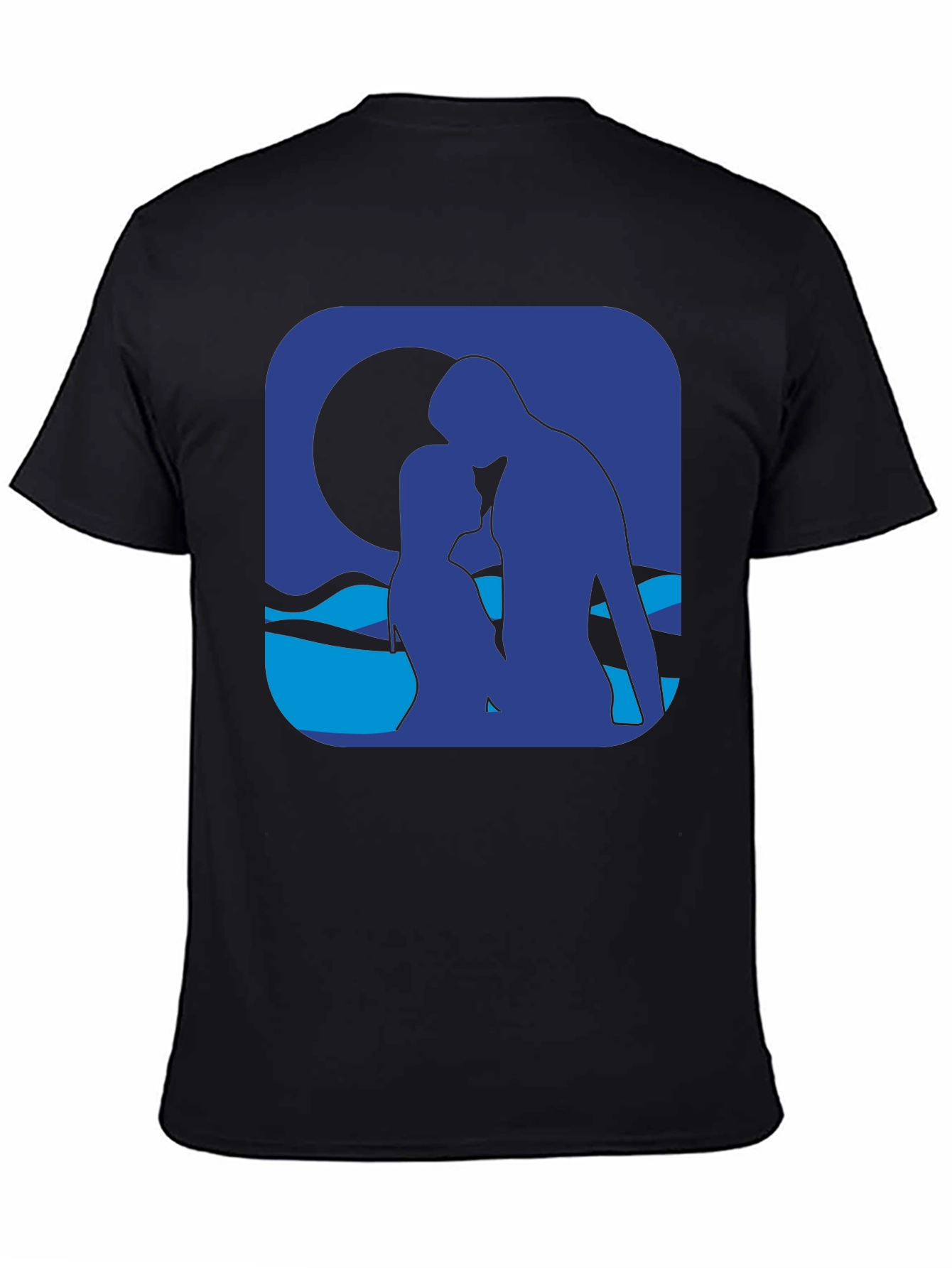 Romantic Silhouette Graphic T-Shirt