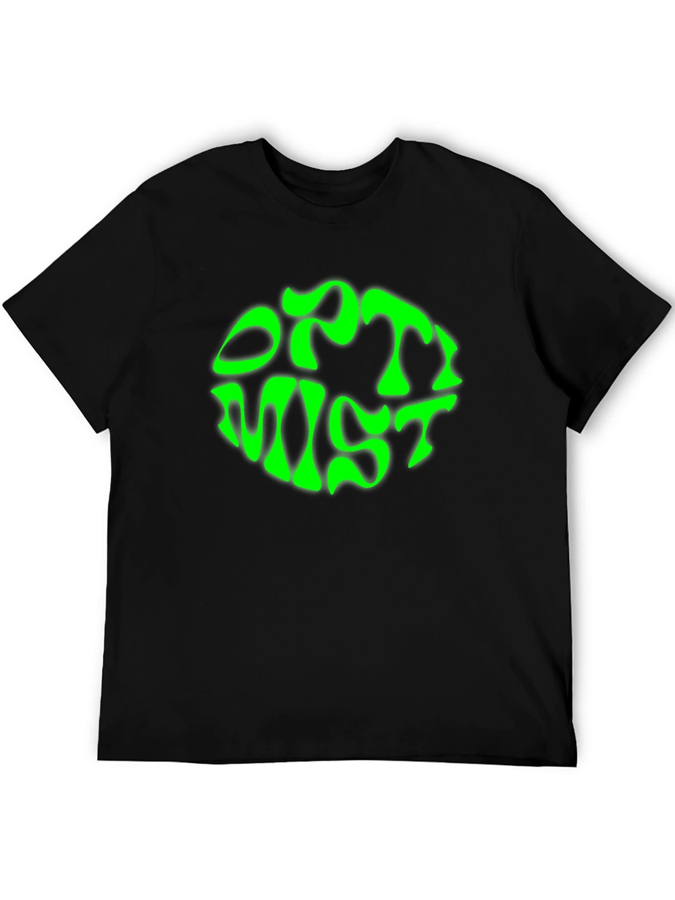 Optimist Black T-Shirt - Bold Graphic Tee