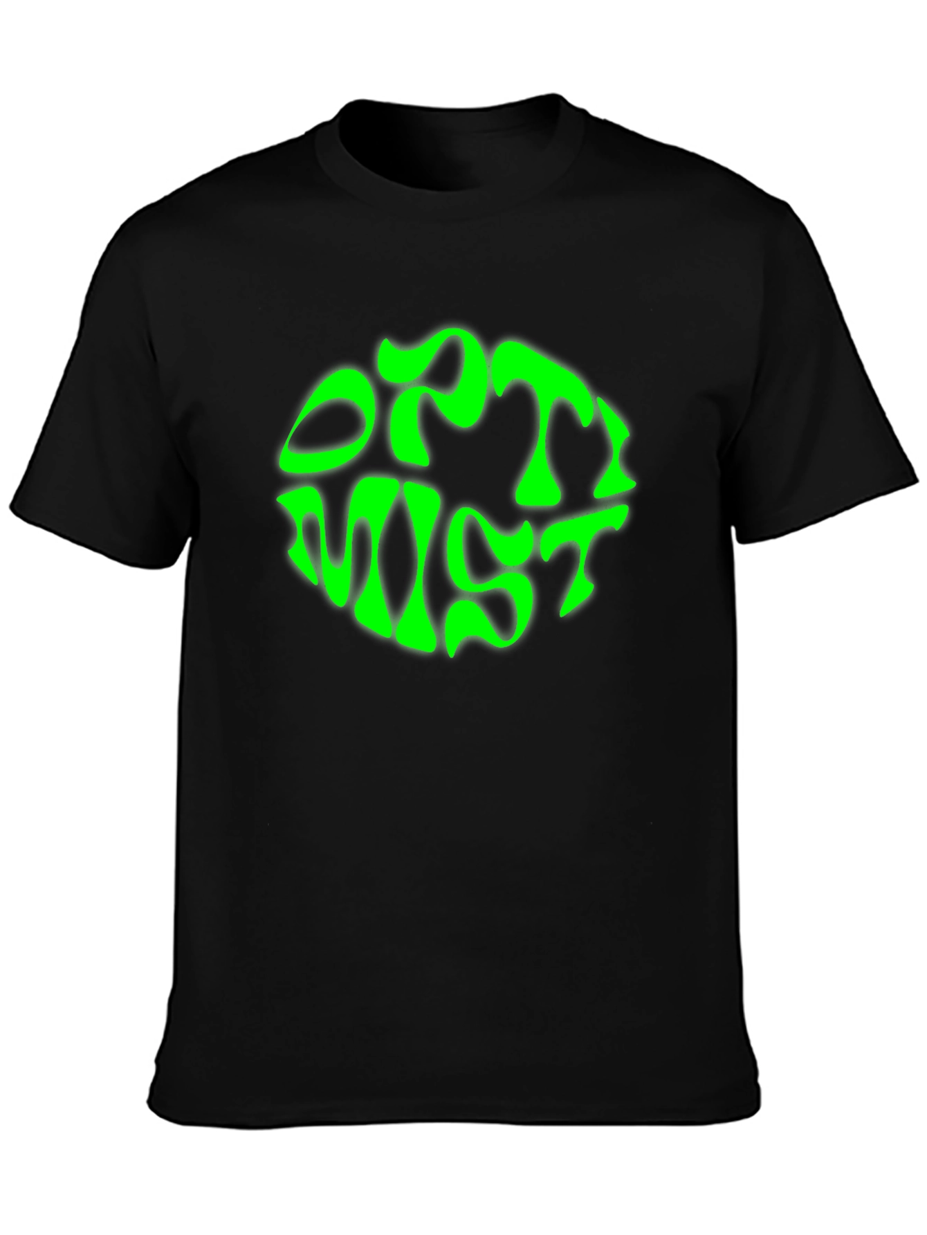 Optimist Black T-Shirt - Bold Graphic Tee