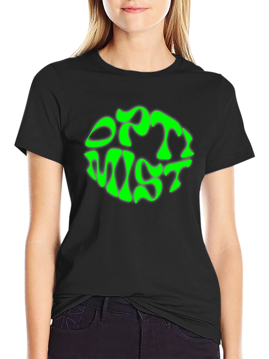 Optimist Black T-Shirt - Bold Graphic Tee